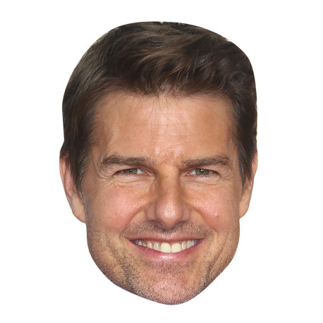 Masque en carton 2D Tom Cruise - Acteur - Taille A4