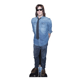 Figurine en carton taille réelle - Norman Reedus - Acteur Américain - Hauteur 179 cm