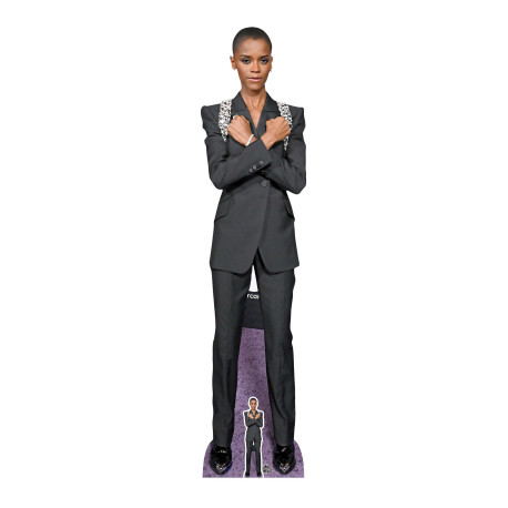 Figurine en carton taille réelle - Letitia Wright - Actrice Britannique - Hauteur 166 cm