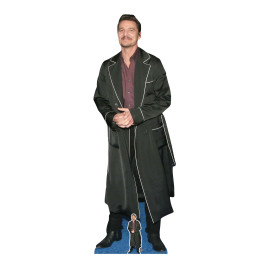 Figurine en carton taille réelle - Pedro Pascal - Long Manteau Noir - Acteur Américain - Hauteur 181 cm