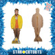 Figurine en carton taille réelle - Jake Paul - Veste Jaune - Influenceur et Vidéaste Américain - Hauteur 187 cm