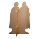 Figurine en carton taille réelle - Meriadoc Brandebouc et Peregrin Touque - Le Seigneur des Anneaux - Hauteur 133 cm