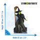 Figurine en carton taille réelle - Elphaba - Le Magicien d'Oz - Hauteur 185 cm