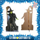 Figurine en carton taille réelle - Elphaba - Le Magicien d'Oz - Hauteur 185 cm