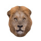 Masque en carton - Animaux - Lion - Taille A4