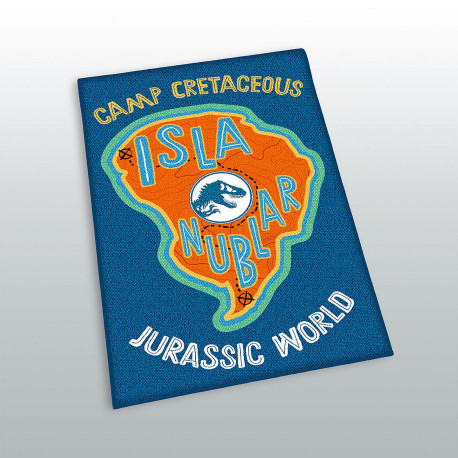 Tapis - Jurassic World - "Isla Nublar" - Bleu - 80 cm x 120 cm