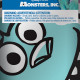 Stickers repositionnables - Personnages Monstres et Compagnie - Jacques Sullivan, Bob et Bouh - 53 cm x 87 cm