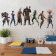 Stickers repositionnables - Personnages Black Panther : Wakanda Forever - 23 cm x 44 cm