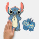 Stickers repositionnables - Lilo et Stitch - Stitch Surf - 13 cm x 26 cm