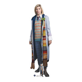 Figurine en carton taille réelle - Jodie Whittaker - Doctor Who - Actrice Britannique - Hauteur 171 cm