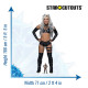 Figurine en carton taille réelle - Liv Morgan - Catcheuse Américaine WWE - Hauteur 166 cm
