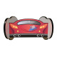 Lit LED + Matelas - Lit Enfant Racing Car Hero - Spidercar - Rouge et Bleu - 160 x 80 cm