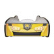 Lit + Matelas - Lit Enfant Racing Car Hero - Transformers - Bumblebee Car - Jaune - 160 x 80 cm