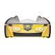 Lit + Matelas - Lit Enfant Racing Car Hero - Transformers - Bumblebee Car - Jaune - 140 x 70 cm