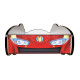 Lit + Matelas - Lit Enfant Racing Car Hero - Ironcar - Rouge - 140 x 70 cm