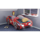 Lit LED + Matelas - Lit Enfant Racing Car Hero - Ironcar - Rouge - 160 x 80 cm