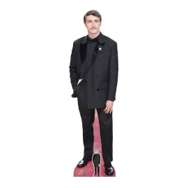 Figurine en carton taille réelle - Paul Mescal - Costume Noir - Acteur Irlandais - Hauteur 181 cm