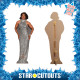 Figurine en carton taille réelle - Angela Bassett - Robe de Soirée - Actrice Américaine - Hauteur 165 cm