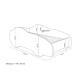 Lit LED + Matelas - Lit Enfant Racing Car Hero - Spidercar - Rouge et Bleu - 140 x 70 cm