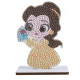 Kit figurine en bois à diamanter - Belle Disney - 11 cm