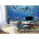 Papier peint Walltastic animaux marins, orques, baleine, raie, dauphins corail 305x244cm