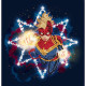 Carte à diamanter - Captain Marvel 18x18cm - Crystal Art