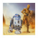 Carte à diamanter - R2-D2 et C-3PO STAR WARS 18x18cm - Crystal Art