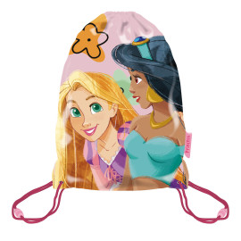 Sac de gym - Disney Princesses - Raiponce et Jasmine - 33x44 cm