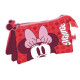 Trousse multi poches - Disney Minnie - 21x11x3,5 cm