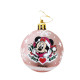 Lot de 6 Boules de Noël - Disney Minnie - Rose - 8 cm