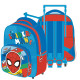 Sac à dos à roulettes - Spiderman - 24x36x12 cm