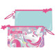 Trousse de Toilette - Licorne - Rose et Bleu - 24x14 cm Unicorn Girl