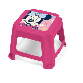 Tabouret en plastique - Disney Minnie - 21x27x27 cm
