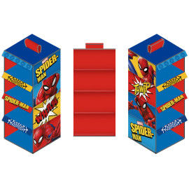 Meuble de rangement à 4 niveaux - Spiderman "Thwip"