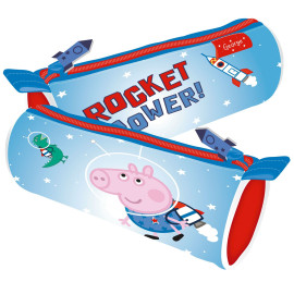 Trousse - Peppa Pig - George "Rocket Power" - 21x7x7 cm