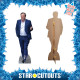 Figurine en carton taille réelle - Piers Morgan - Costume Bleu - Journaliste et Animateur Irlandais - Hauteur 186 cm