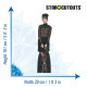 Figurine en carton taille réelle - Lily Allen - Robe de Soirée Noire - Chanteuse Britannique - Hauteur 161 cm
