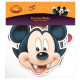 Lot de 6 masques en carton Disney Fête d'Halloween (Mickey Vampire, Minnie Sorcière, Donald Sorcier, Ursula, Méchante Sorcière, Méchante Reine)