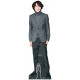 Figurine en carton taille réelle Finn Wolfhard en costume gris Hauteur 173 cm