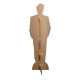 Figurine en carton taille réelle - Jason Sudeikis en costume bleu foncé - Acteur américain de la série Ted Lasso - Hauteur 185 cm