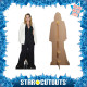 Figurine en carton Kate Winslet en combinaison noire et blazer blanc - Haut 170 cm