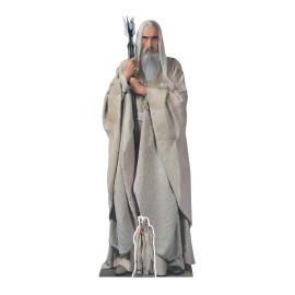 Figurine en carton taille réelle - Saroumane - Le Seigneur des Anneaux - 193 cm