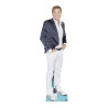 Figurine en carton Dieter Bohlen - Veste de costume noire - Chanteur Allemand - Haut 184 cm