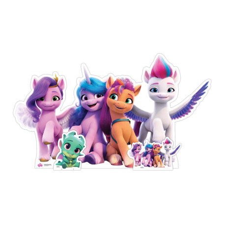 Figurine en carton – My Little Pony - Tous les Personnages - Hauteur 159 cm