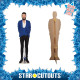 Figurine en carton taille réelle – Rylan Clark – Veste de Costume Bleue – Animateur de Télévision Britannique - Hauteur 194 cm