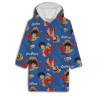 Sweat en Polaire One Piece oversize Bleu - Luffy - Taille enfant