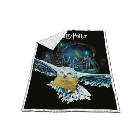 Couverture Harry Potter - Hedwige la Chouette - Noir et Bleu