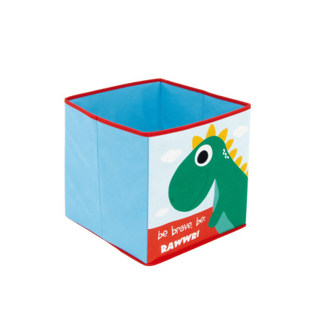 Cube de rangement - Dinosaures - 31x31x31 cm