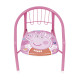 Chaise en métal - Peppa Pig - 35.5 x 30 x 33.5 cm