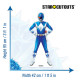 Mini Figurine en carton – Power Rangers Bleu - Hauteur 95 cm